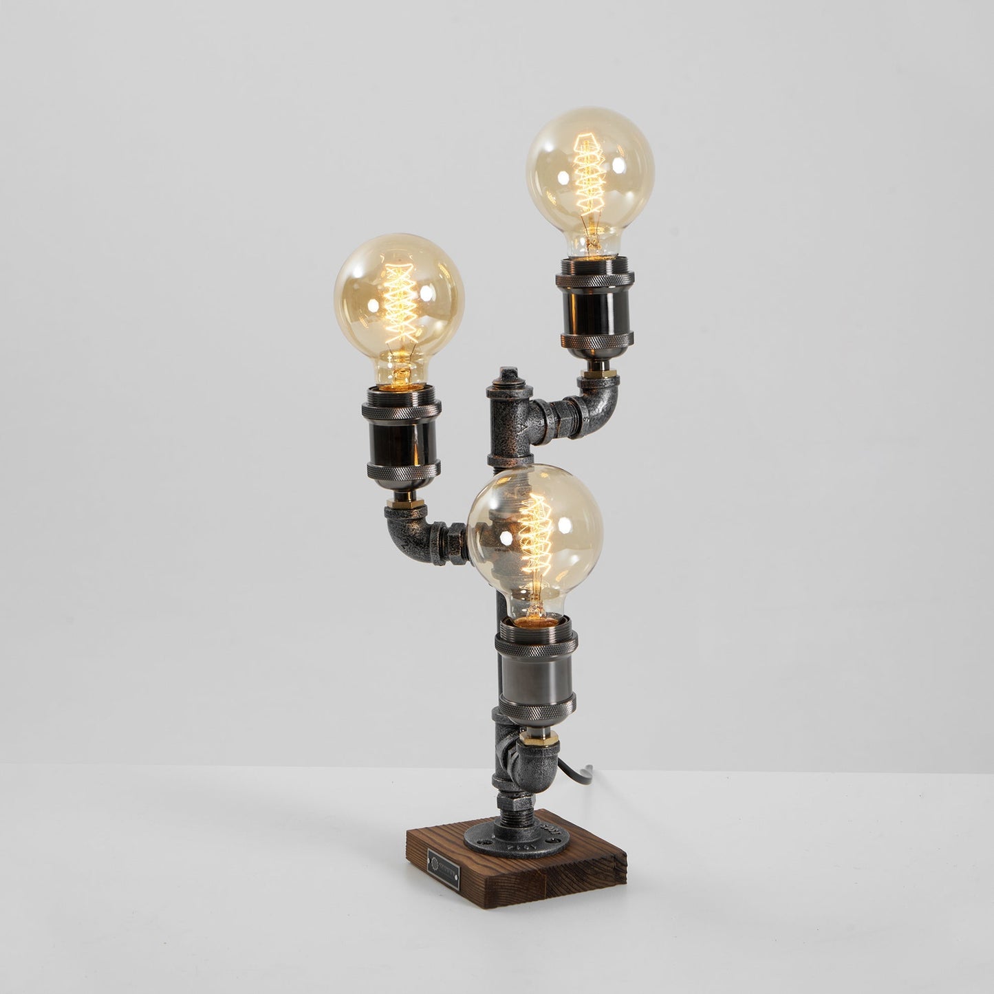 Steampunk Pipe Table Lamp
