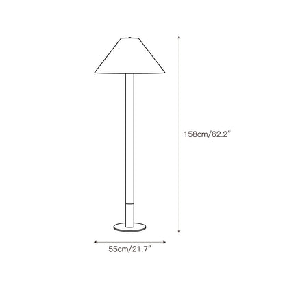 Sterling Travertine Floor Lamp