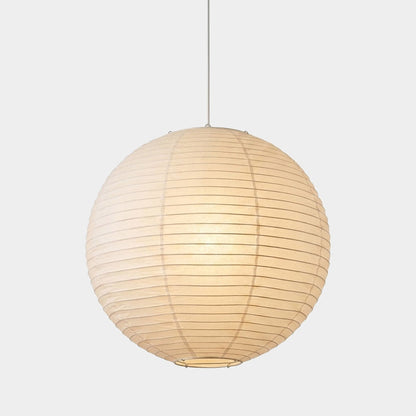 Washi Paper Sphere Pendant Light