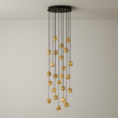 Sultana Alabaster Cluster Chandelier