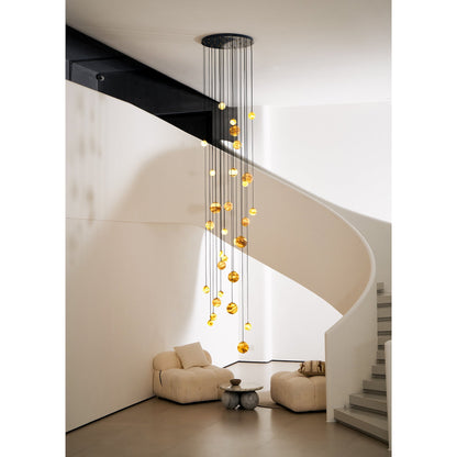 Sultana Alabaster Cluster Chandelier