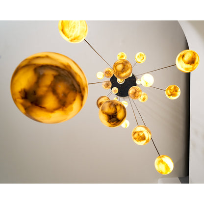 Sultana Alabaster Cluster Chandelier