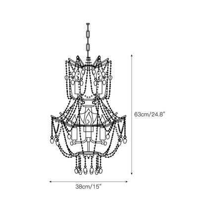Toluca Turquoise Chandelier