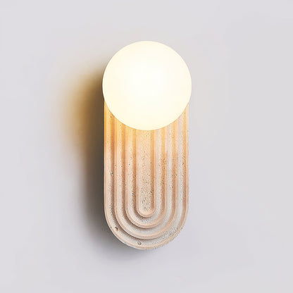 Trent Travertine Wall Lamp