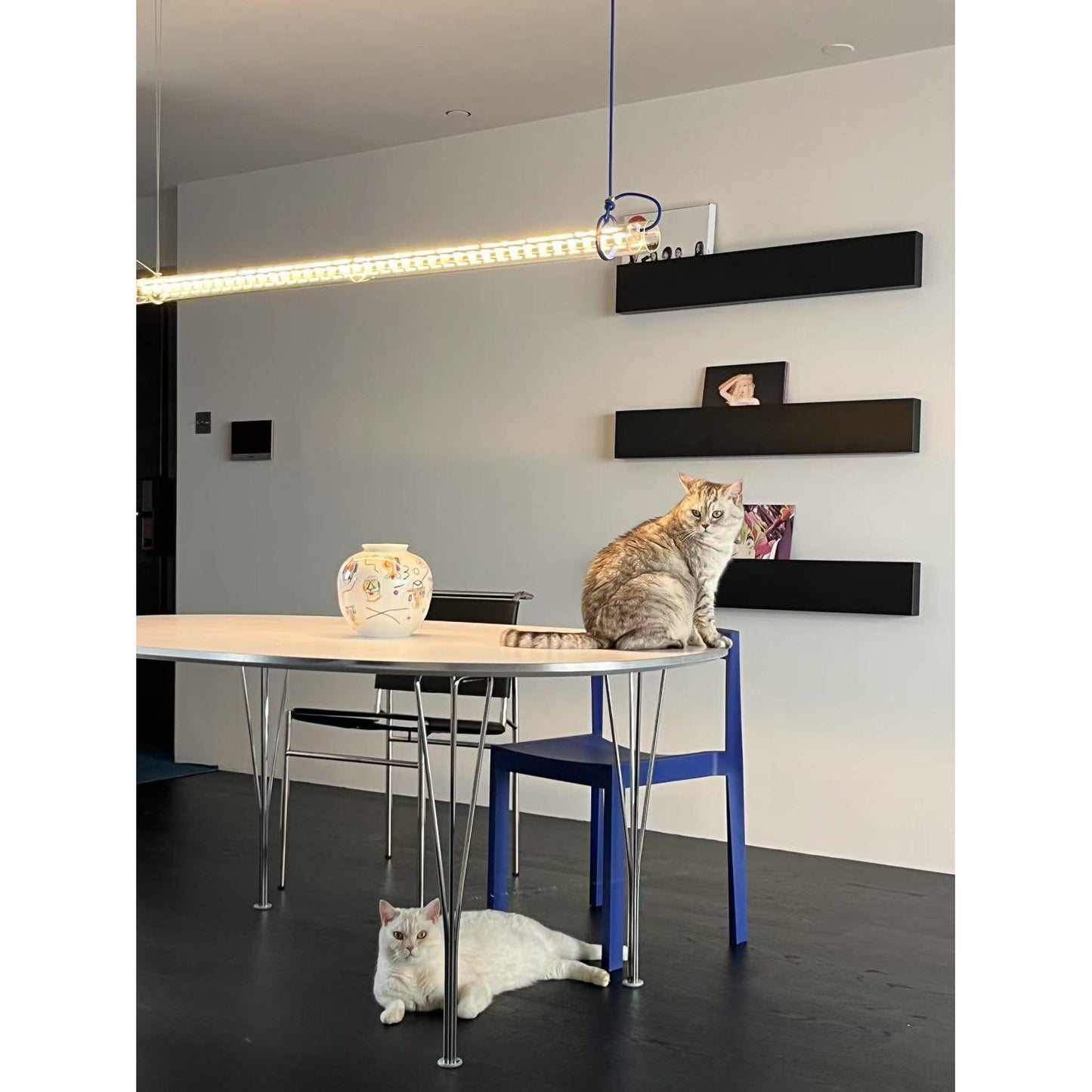 Tubular Linear LED Pendant Lamp