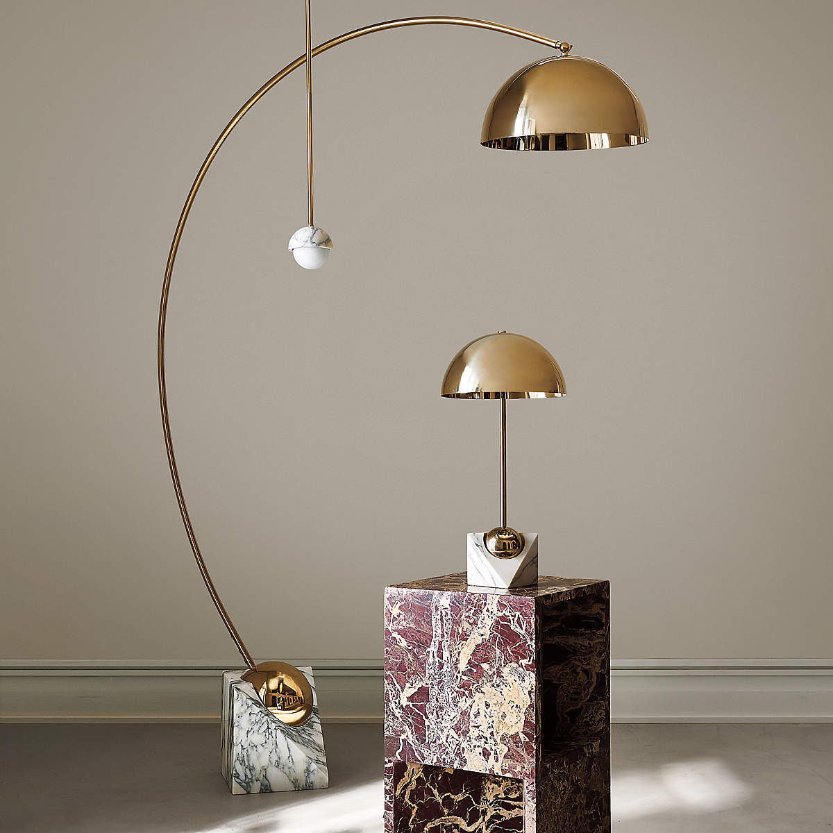 Venus Marble FLoor Lamp