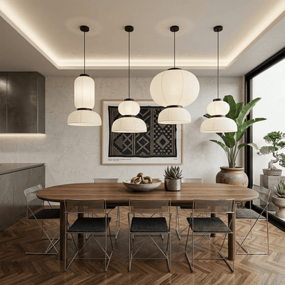 Washi Paper Lantern Pendant Lamp