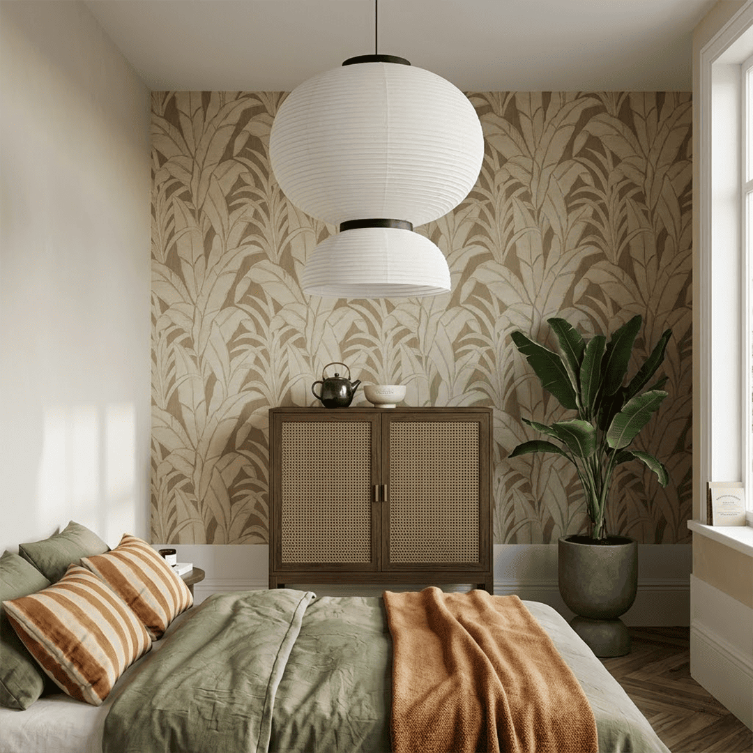 Washi Paper Lantern Pendant Lamp