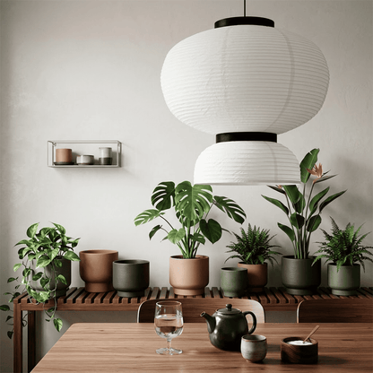 Washi Paper Lantern Pendant Lamp