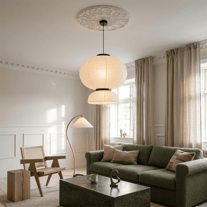 Washi Paper Lantern Pendant Lamp