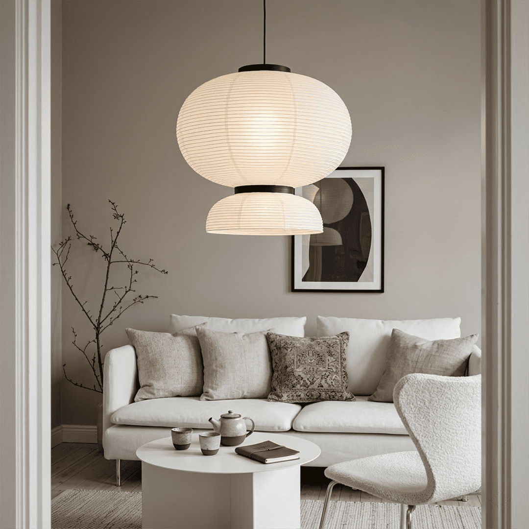 Washi Paper Lantern Pendant Lamp