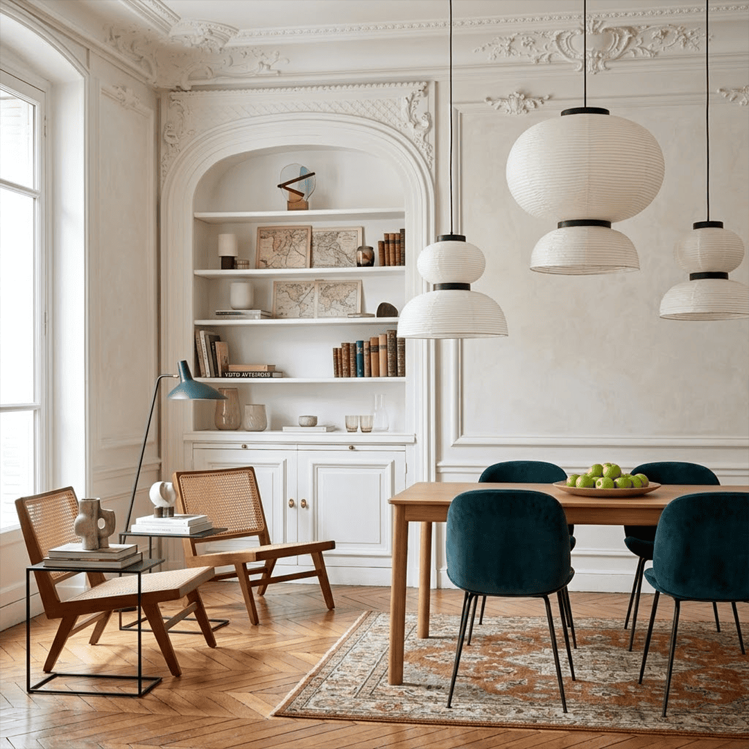 Washi Paper Lantern Pendant Lamp