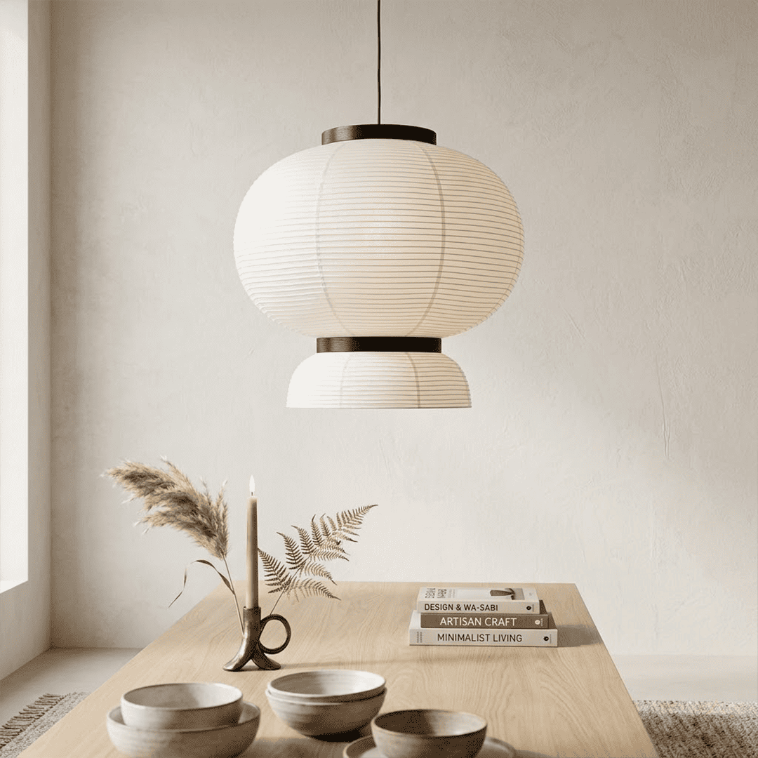 Washi Paper Lantern Pendant Lamp