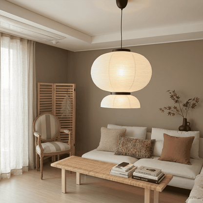 Washi Paper Lantern Pendant Lamp