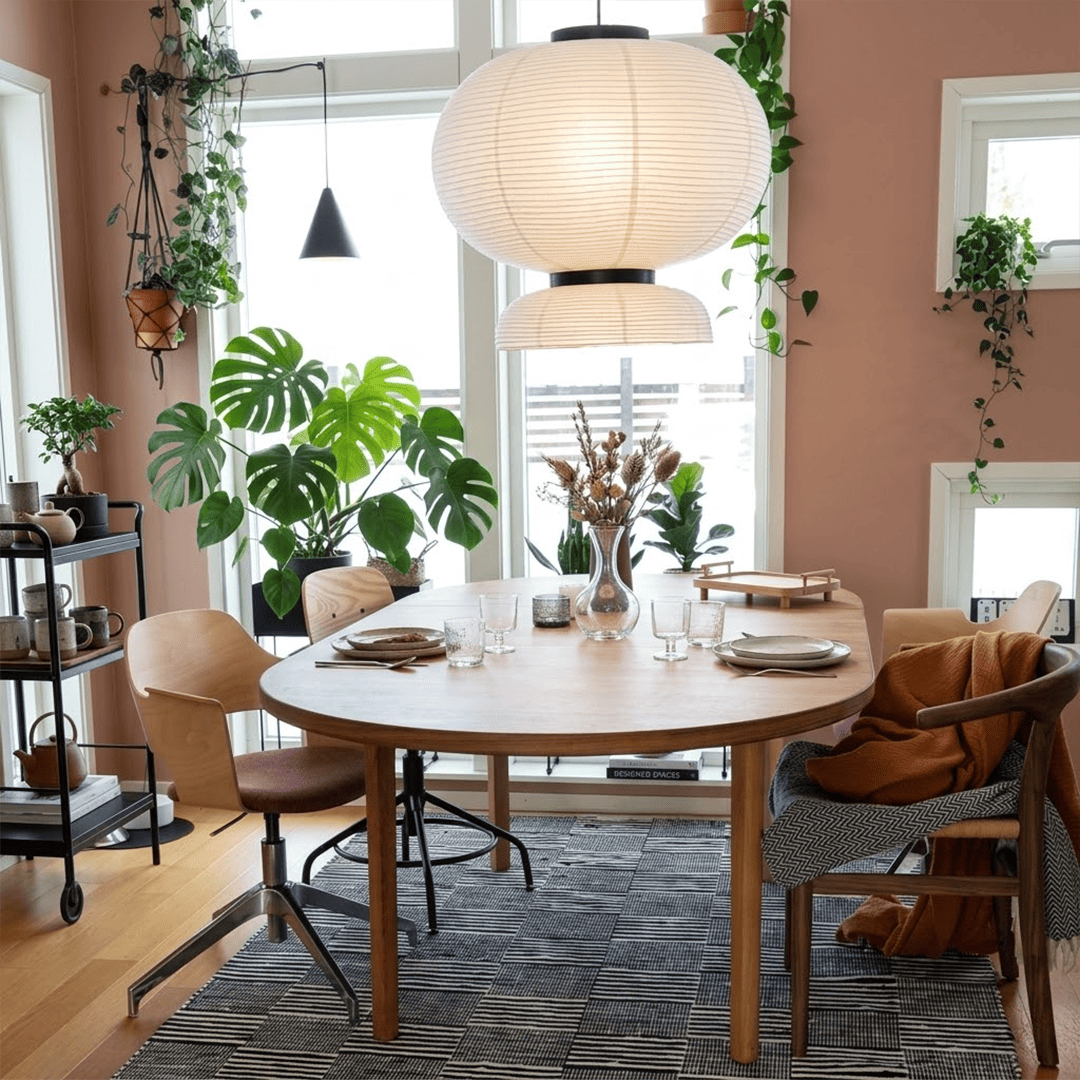Washi Paper Lantern Pendant Lamp