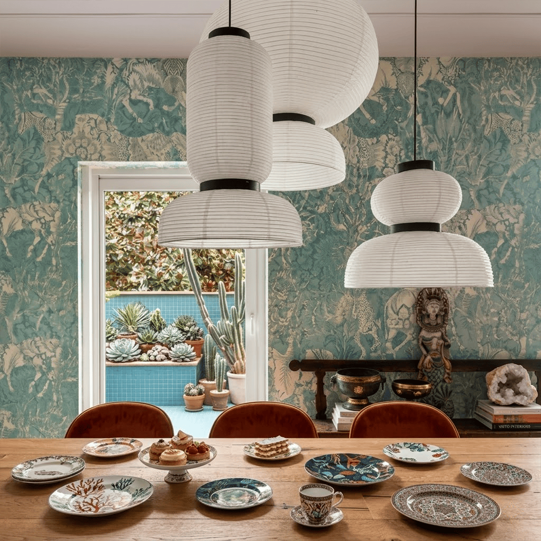 Washi Paper Lantern Pendant Lamp