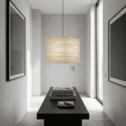 Washi Paper Square Cube Pendant Light