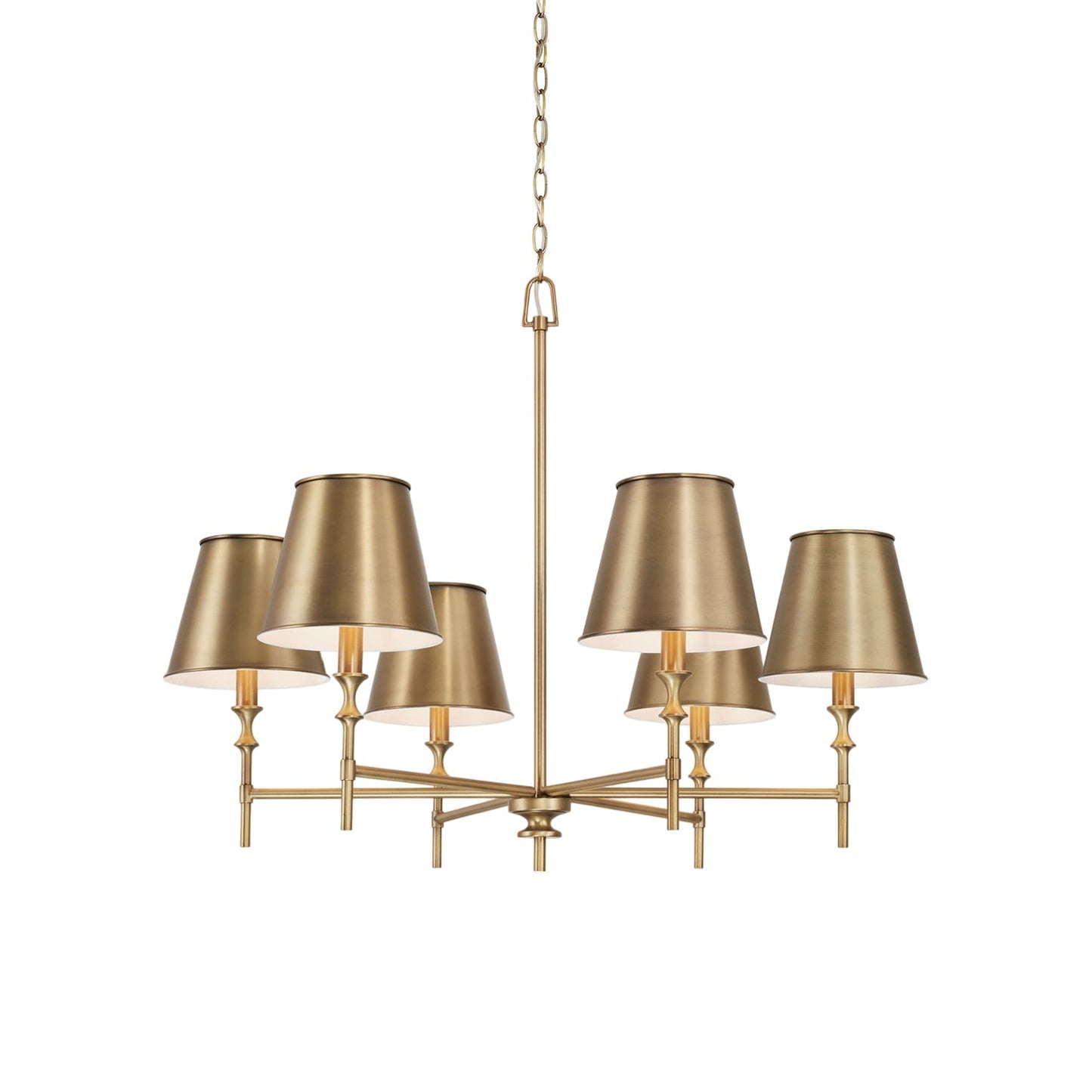 Whitney Brass Chandelier