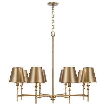 Whitney Brass Chandelier