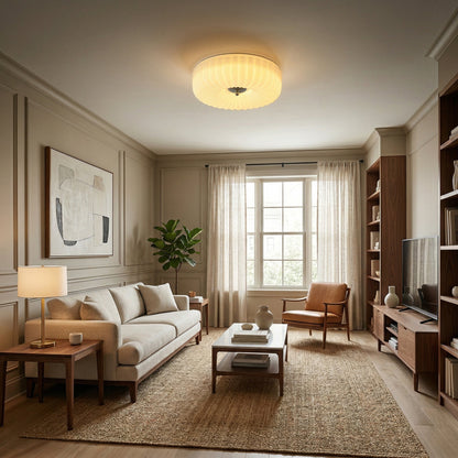 Willa Glass Flush Mount Ceiling Light