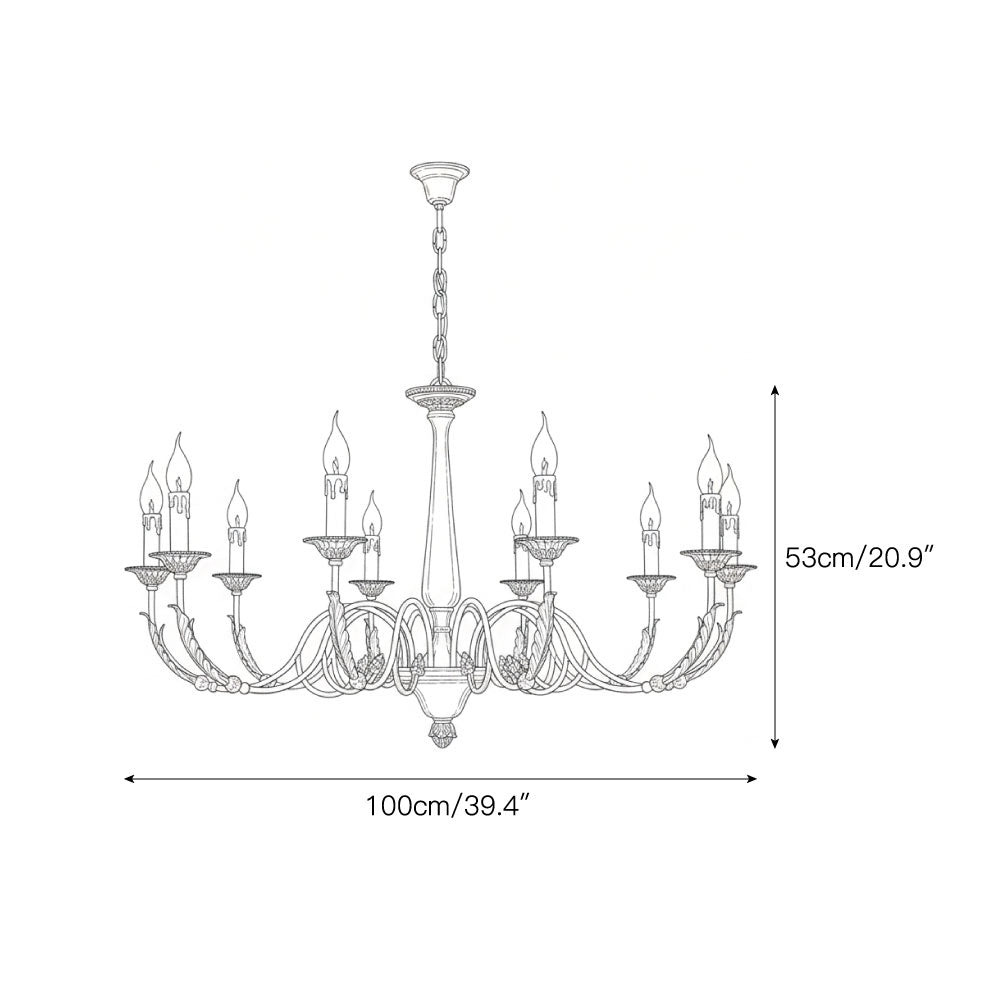 Winchester Brass Chandelier