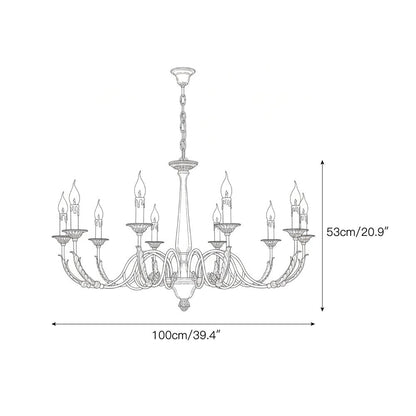 Winchester Brass Chandelier