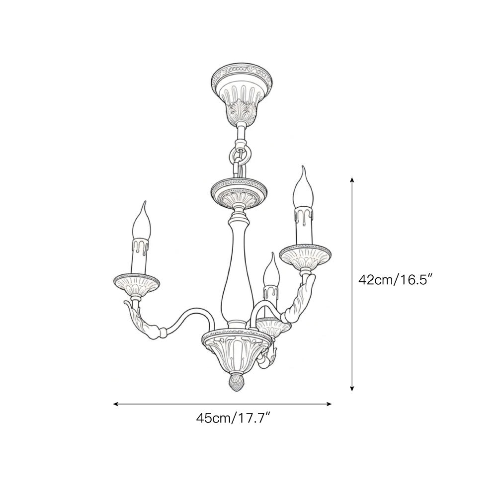 Winchester Brass Chandelier