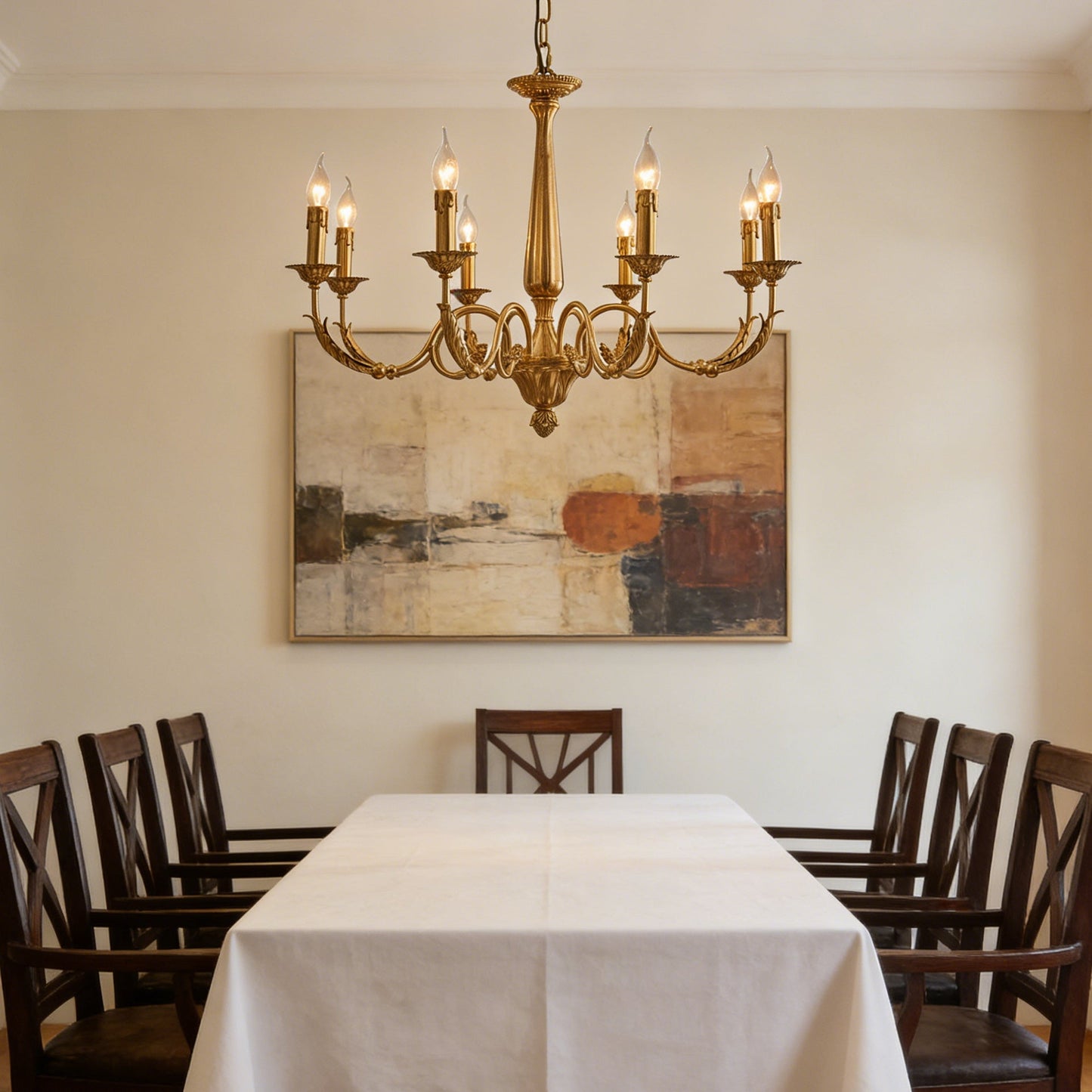 Winchester Brass Chandelier