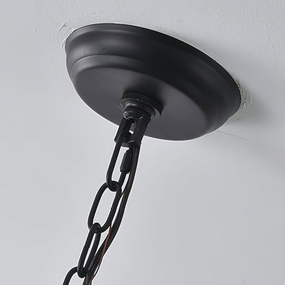 Wooden Globe Pendant Lamp