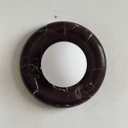 Orli Deep Purple Red Marble Sconce