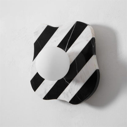 Zebra Marble Wall Lamp
