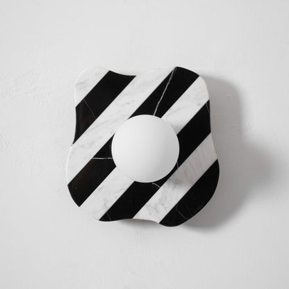 Zebra Marble Wall Lamp