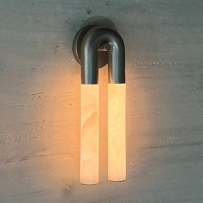 Zeme Alabaster Wall Sconce