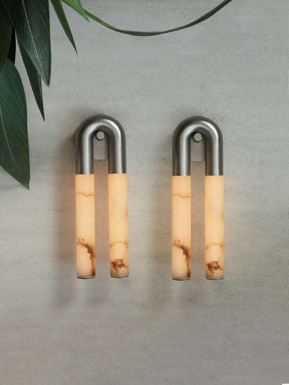 Zeme Alabaster Wall Sconce