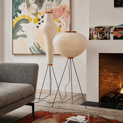 Akari 10A Washi Paper Tripod Floor Lamp