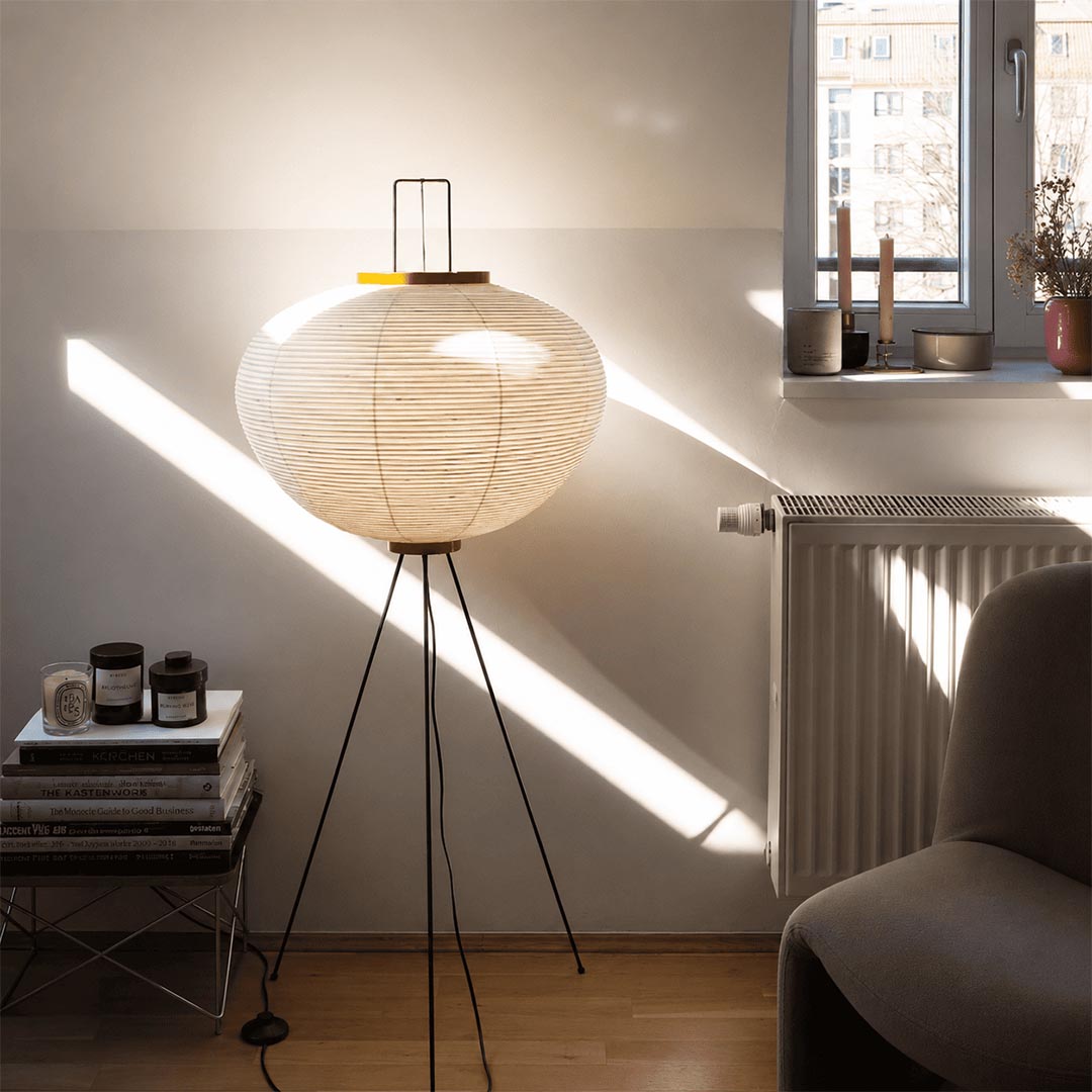 Akari 10A Washi Paper Tripod Floor Lamp