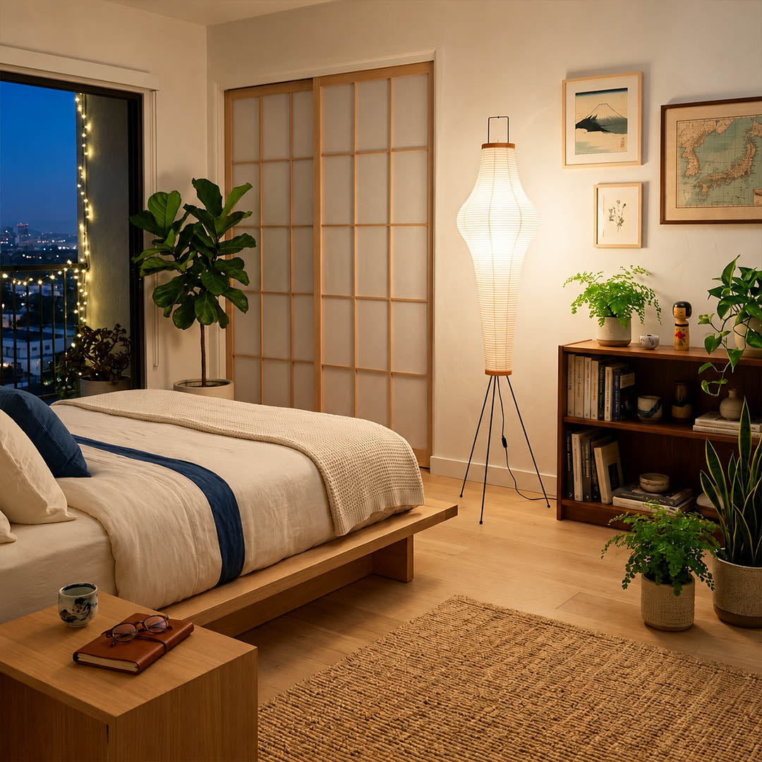 Akari 14A Washi Paper Floor Lamp