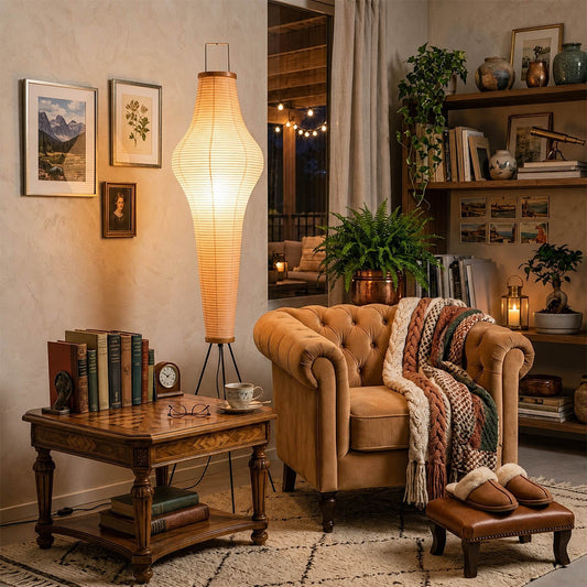 Akari 14A Washi Paper Floor Lamp