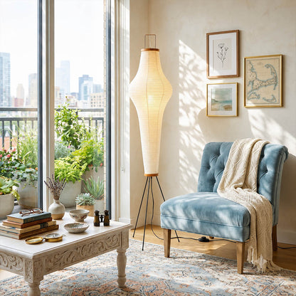 Akari 14A Washi Paper Floor Lamp