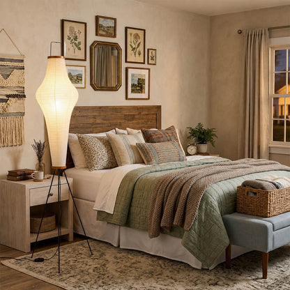 Akari 14A Washi Paper Floor Lamp