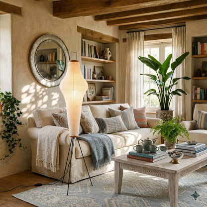 Akari 14A Washi Paper Floor Lamp