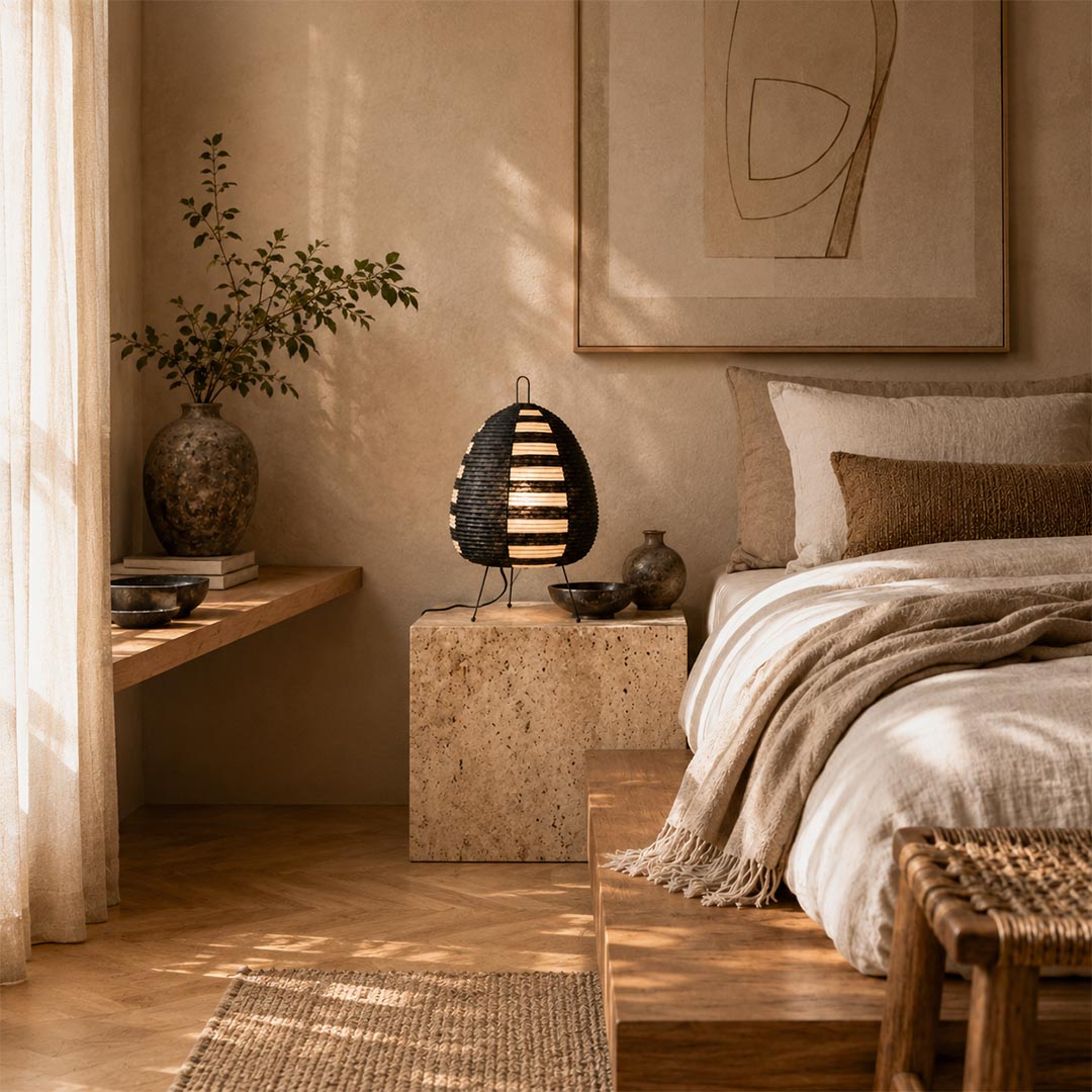 Washi Paper 1A Table Lamp