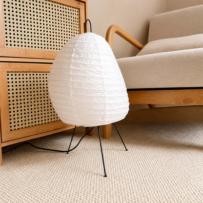 Akari 1N Washi Paper Tall Tripod Table Lamp