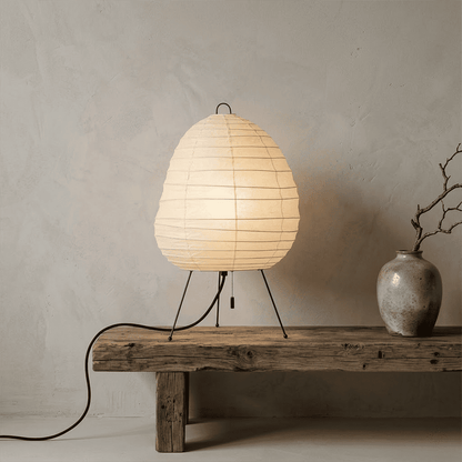 Akari 1N Washi Paper Tall Tripod Table Lamp