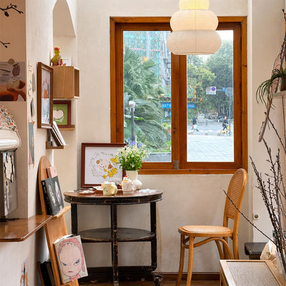 Akari 24N Washi Paper Triple-Tier Pendant Light