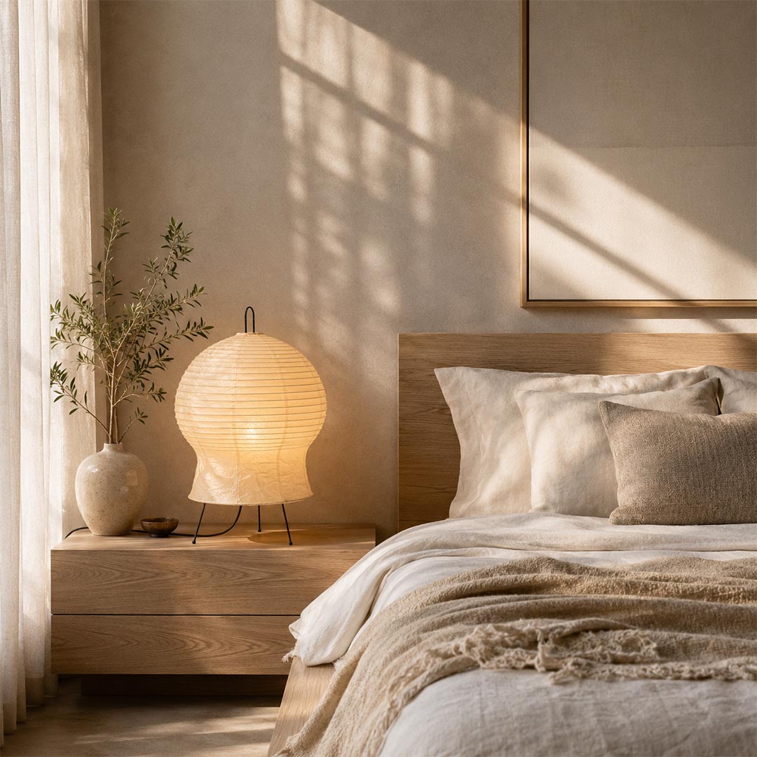 Akari 2N Washi Paper Tripod Table Lamp