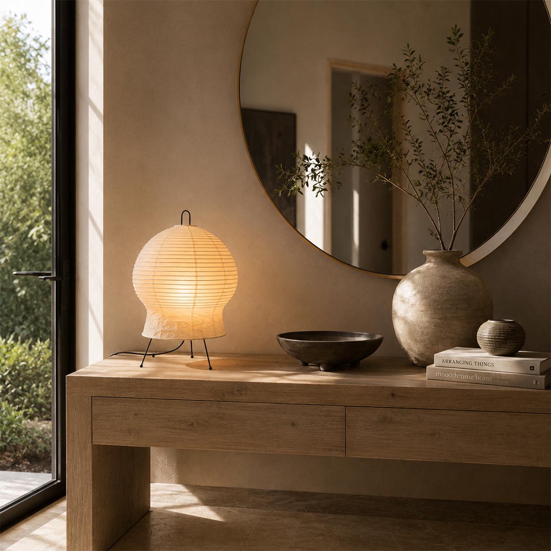 Akari 2N Washi Paper Tripod Table Lamp