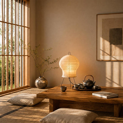 Akari 2N Washi Paper Tripod Table Lamp