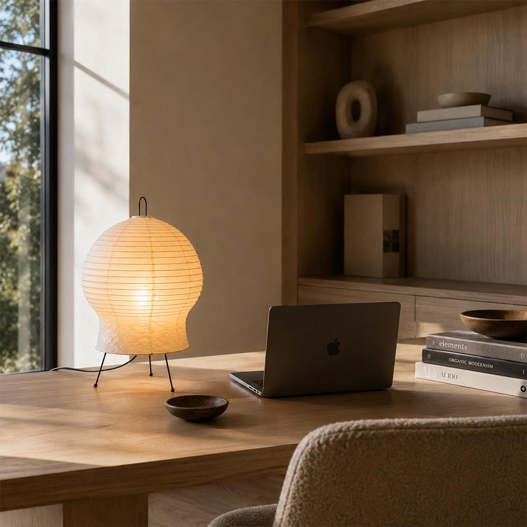 Akari 2N Washi Paper Tripod Table Lamp