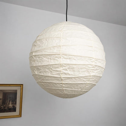 Washi Paper D Sphere Pendant Light